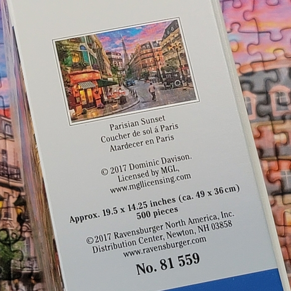 Ravensburger 81559 Parisian Sunset Puzzle - Picture 5 of 9